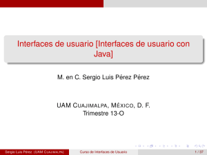 Diseño de Interfaces con Java.