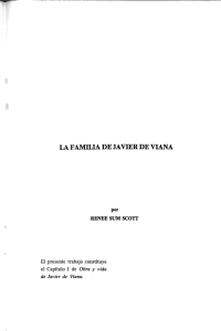 La familia de Javier de Viana