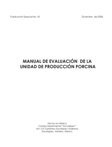 manual de evaluación de la unidad de producción porcina