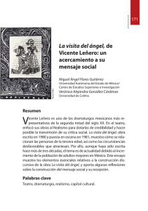 La visita del ángel, de Vicente Leñero: un acercamiento a su