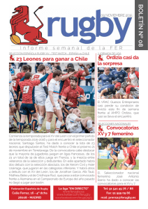 BOLETÍN Nº 08 - Federación Española de Rugby