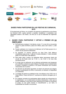 Bases para participar en las fiestas de Carnaval 2015