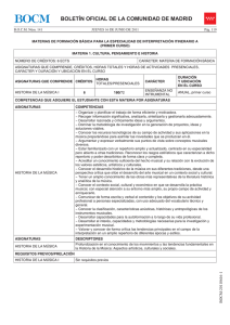 Currículum 1º - Real Conservatorio Superior de Música de Madrid