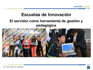 Diapositiva 1 - Escuelas de Innovación