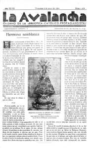 La Avalancha : revista ilustrada. Año 47, n. 1104 [i.e. 1108] (8 mayo