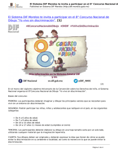 El Sistema DIF Morelos te invita a participar en el   8° Concurso