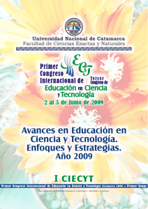 CONGRESO 2009 - Facultad de Ciencias Exactas y Naturales