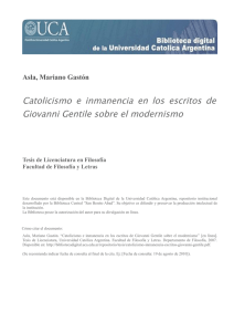 pontificia universidad catlica argentina