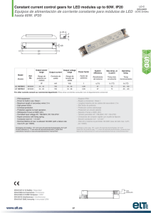 For LED modules up to 60W