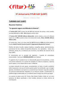 5º Aniversario FITUR GAY (LGBT)