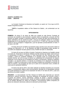 Acuerdo CTU 13/05/2015