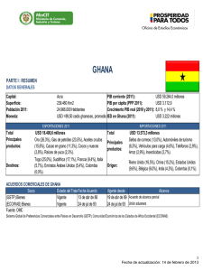 Ghana - Ministerio de Comercio, Industria y Turismo de Colombia