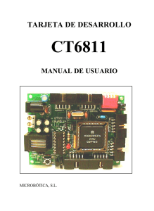 Manual de usuario de la tarjeta CT6811