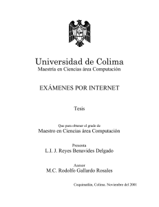 Universidad de Colima - Dirección General de Servicios Telemáticos