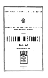 boletín histórico - La Biblioteca Artiguista
