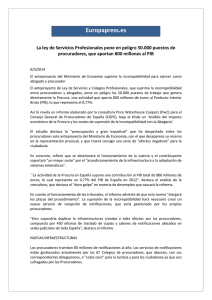 Europapress.es - Consejo General de Procuradores de España