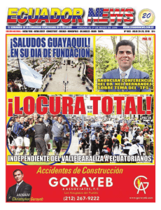 Edición 883 - Ecuador News