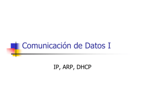 Comunicación de Datos I
