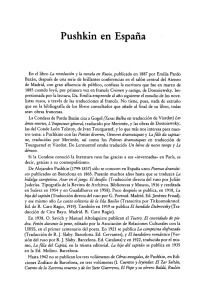 Pushkin en España - Biblioteca Digital AECID