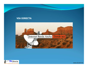 VIA DIRECTA Internet Satelital