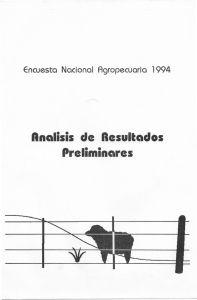 Encuesta Nacional Agropecuaria 1994