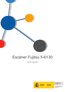 Guía para usar el escáner Fujitsu