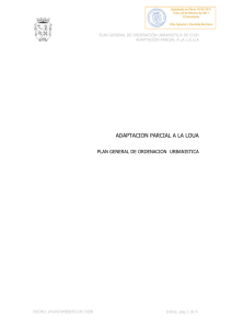 0.0. Memoria Adaptación Parcial a la LOUA