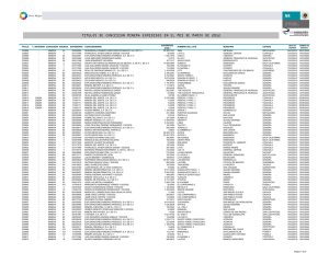 titulos de concesion minera expedidos en el mes de