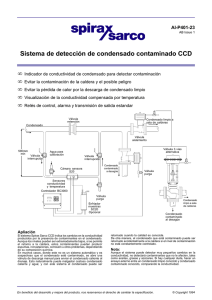 Sistema de detección de condensado contaminado CCD