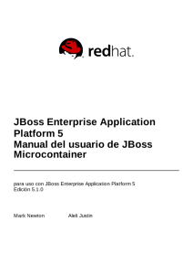 JBoss Enterprise Application Platform 5 Manual del usuario de