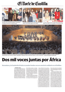 Dos mil voces juntas por África