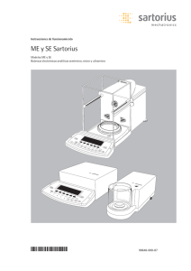 ME y SE Sartorius - Página de inicio