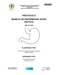 protocolo manejo de enfermedad acido peptica
