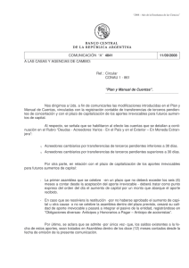 "a" 4841. 11/09/2008. - del Banco Central de la República Argentina