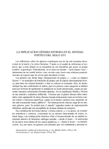 pdf La implicación género-estrofa en el sistema poético del siglo XVI