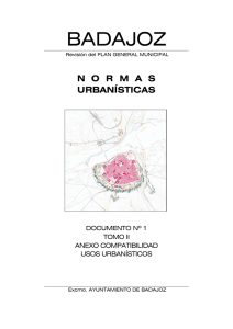 Normas Urbanísticas - Ayuntamiento de Badajoz
