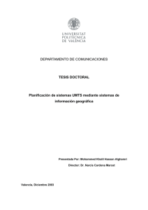 DEPARTAMENTO DE COMUNICACIONES TESIS