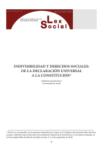 Indivisibilidad y derechos sociales