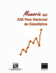 XXII Foro (2007) - Asociación Mexicana de Estadística