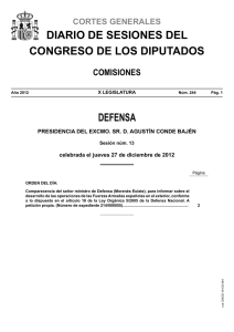Diario de Sesiones del Congreso de los Diputados