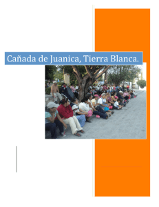 Cañada de Juanica - Desarrollo Social