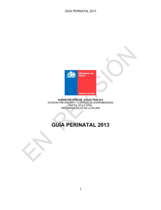 guía perinatal 2013 - Sociedad Chilena de Obstetricia y Ginecología