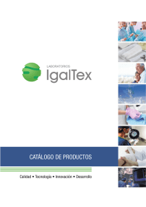 catálogo de productos - Laboratorios Igaltex