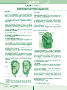 placenta previa 1 - Revistas Bolivianas
