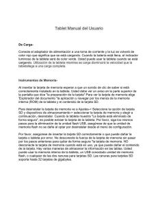 Tablet Manual del Usuario - Tablet PC | Android Tablet