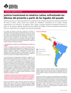 Justicia transicional en América Latina