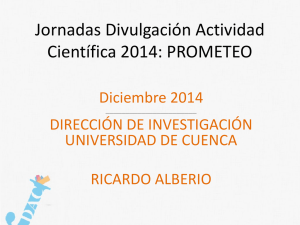 Diapositiva 1 - Universidad de Cuenca