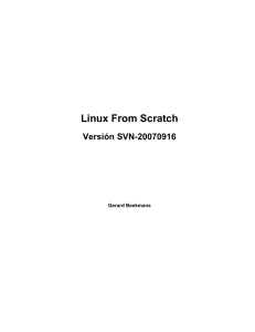 Linux From Scratch - Web de es.comp.os.linux.