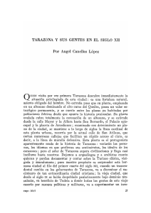 2. Tarazona y sus gentes en el siglo XII, por Ángel Canellas López