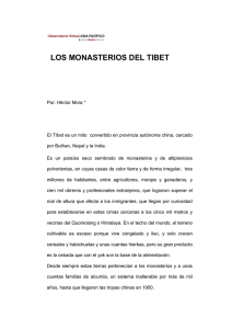 LOS MONASTERIOS DEL TIBET